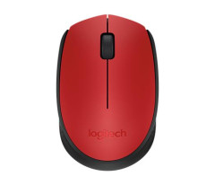 My, bezdrtov, optick, stredn vekos, USB, LOGITECH "M171", erven
