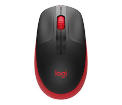 My, bezdrtov, optick, USB, LOGITECH, "M190", erven