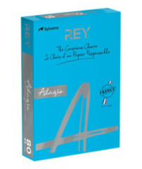 Koprovac papier, farebn, A4, 80 g, REY "Adagio", intenzvna modr