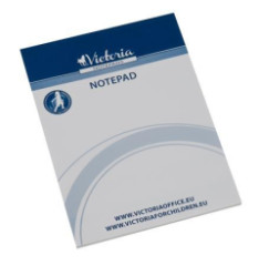 Poznmkov zoit, A5, 5x50 listov, ist, VICTORIA OFFICE, biely