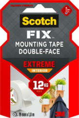 Lepiaca pska, obojstrann, extra siln, 19 mm x 1,8 m, 3M SCOTCH "Extreme Interior"