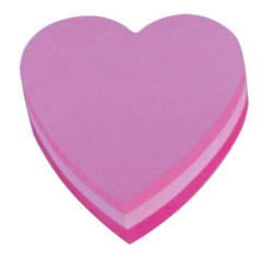 Samolepiaci bloek, v tvare srdca, 225 listov, 3M POSTIT