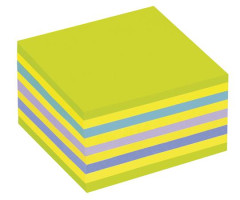 Samolepiaci bloek, 76x76 mm, 450 listov, 3M POSTIT, lollipop zelen