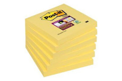 Samolepiaci bloek, 76x76 mm, 90 listov, 3M POSTIT "Super Sticky", lt