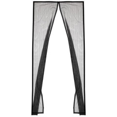 Sieka proti hmyzu, magnetick, na dvere, 90x210 cm, HOME, ierna