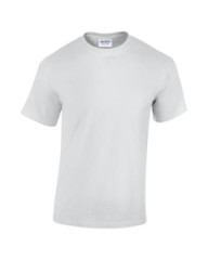 Triko, pnske, okrhly vstrih 100% bavlna, vekos XL "Gildan", biele