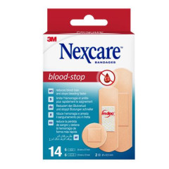 Nplaste na zastavenie krvcania "Nexcare Blood-Stop", 14 ks/bal