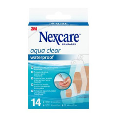 Nplas, vodeodoln, rzne rozmery, 14 ks, 3M "Nexcare Aqua 360"