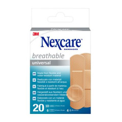 Nplas, vodeodoln, 20 ks, 3M "Nexcare Universal"