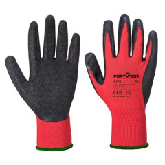 Ochrann rukavice, latex, vekos: M "Flex Grip", erven-ierne