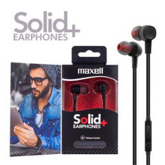 Slchadl, s mikrofnom, MAXELL "Solid+", ierna