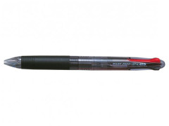 Gukov pero, 0,25 mm, stlac mechanizmus, ierne telo, PILOT "Feed GP4", 4-farebn