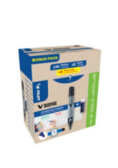 Popisova na tabule, 2,3 mm, kueov hrot, PILOT "V-Board Master, Bonus Pack", ierna + npl