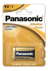Batria, 9V, 1 ks, PANASONIC "Alkaline power"