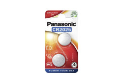 Gombkov batria, CR2025, 2 ks, PANASONIC
