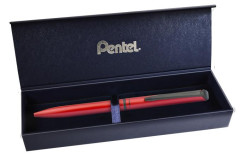 Glov pero, 0,35 mm, oton, telo pera: matn erven, PENTEL "EnerGel BL-2507" modr