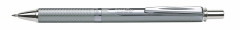 Glov pero, 0,35 mm, stlac mechanizmus, telo pera: strieborn, PENTEL "EnerGel BL-407" modr