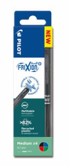 Roller, sada, 0,35 mm, gumovac, stlac mechanizmus, PILOT "Frixion Ball Plus", 4 rzne farby