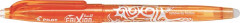 Roller, 0,25 mm, odstrniten psmo, PILOT "Frixion Ball", oranov