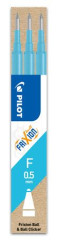 Npl do rollerov, 0,25 mm, odstrniten psmo, PILOT "Frixion Clicker/Ball" 05, svetlomodr
