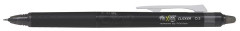 Roller, 0,25 mm, ostr hrot, stlac mechanizmus, gumovac, PILOT "Frixion Point Clicker ", ierna