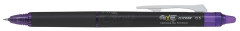 Roller, 0,25 mm, ostr hrot, stlac mechanizmus, gumovac, PILOT "Frixion Point Clicker ", fialov