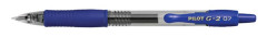 Glov pero, 0,32 mm, stlac mechanizmus, PILOT "G-2", modr