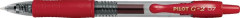 Glov pero, 0,32 mm, stlac mechanizmus, PILOT "G-2", erven