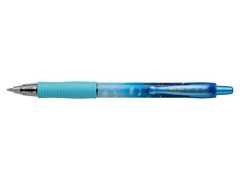 Glov pero, 0,32 mm, stlac mechanizmus, PILOT "G-2 Blue Bubble", modr