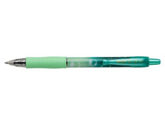 Glov pero, 0,32 mm, stlac mechanizmus, PILOT "G-2 Green Bubble", modr