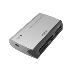Hama USB taka kariet All in One, USB.A 2.0, ierna-strieborn