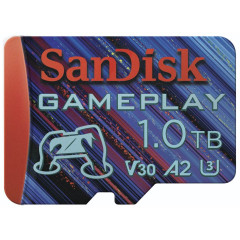 SanDisk GamePlay microSDXC UHS-I Card, 1 TB GamingmicroSDXC,190 MB/s,130 MB