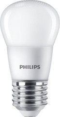 LED iarovka, E27, mal gua, P45, 5W, 470lm, 2700K, PHILIPS "CorePro"