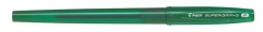 Gukov pero, 0,22 mm, s vrchnkom, PILOT "Super Grip G", zelen