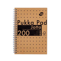 pirlov zoit, A5, linajkov, 100 listov, PUKKA PAD "Jotta Kraft"