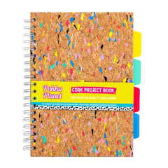 pirlov zoit, B5, linajkov, s rozraovaom, 100 listov, PUKKA PADS "Planet Cork Project Book", korkov