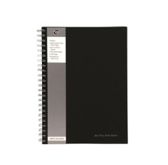pirlov zoit, A4, linajkov, 80 strn, PUKKA PAD "Black", ierna