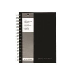 pirlov zoit, A5, linajkov, 80 strn, PUKKA PAD "Black", ierna