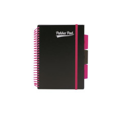pirlov zoit, A5, linajkov, 100 strn, PUKKA PAD, "Neon black project book"