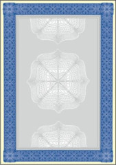 Predtlaen papier, A4, 185 g, SIGEL "Diplom", modr