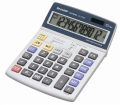 Kalkulaka, stolov, 12 miestny displej, SHARP "EL-2125C"