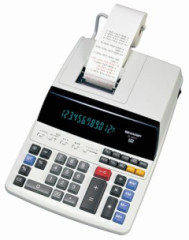 Kalkulaka s tlaou, 12 miestny displej, 2 farebn tla, SHARP "EL-2607V"