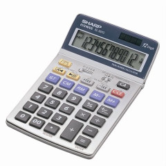 Kalkulaka, stolov, 12 miestny displej, SHARP "EL-337"