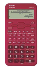 Kalkulaka, vedeck, 420 funkci, SHARP "EL-W531TL", viovo-erven