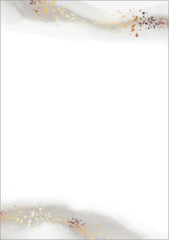 Predtlaen papier, obojstrann, A4, 90 g, SIGEL, zlat bodkovanie