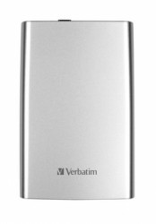 2,5" HDD (pevn disk), 1TB, USB 3.0, VERBATIM, strieborn