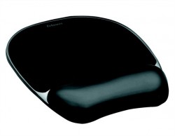 Glov podloka pod my, FELLOWES "Crystal Gel", ierna