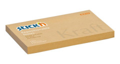Samolepiaci poznmkov blok, 6x127 mm, 100 listov, STICK N "Kraft Notes", hned