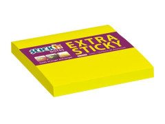 Samolepiaci poznmkov blok, 76x76 mm, 90 listov, STICK N "Extra Sticky", nenov lt