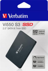 SSD (vntorn  pam), 512GB, SATA 3, 500/520MB/s, VERBATIM "Vi550"